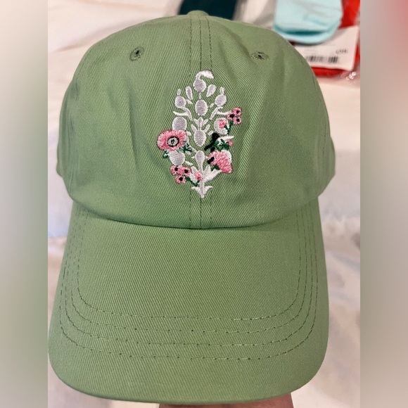 FP Movement Blooming Buti Logo Baseball Cap Hat in Cacti Green One Size NWT - Picture 2 of 5